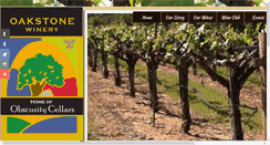 Desktop Screenshot of oakstone-winery.com